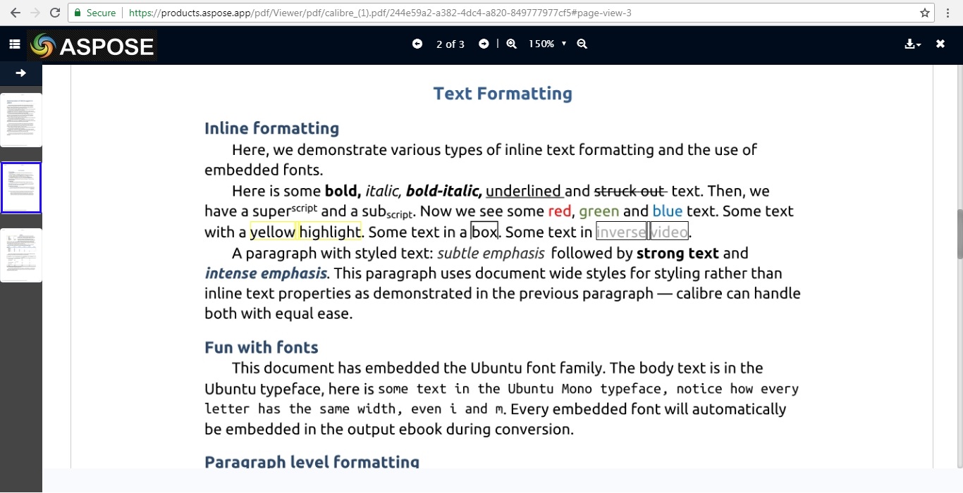 Aspose.Apdf Document Viewer