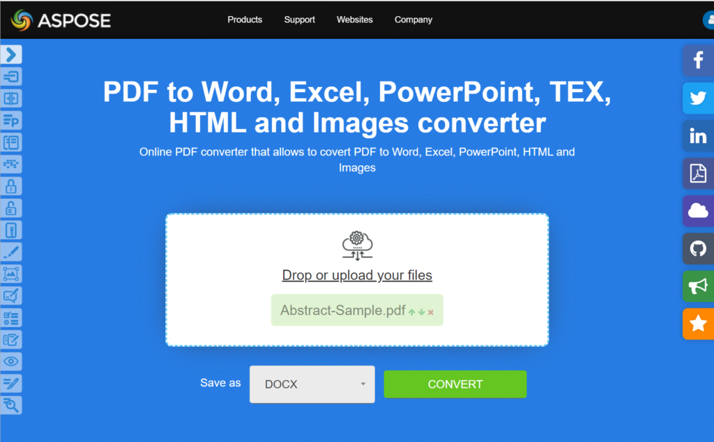 pdf to docx converter free online