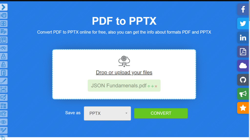 convert pdf to ppt online free