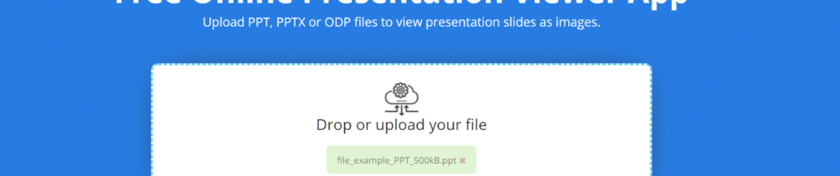 show powerpoint presentation without powerpoint