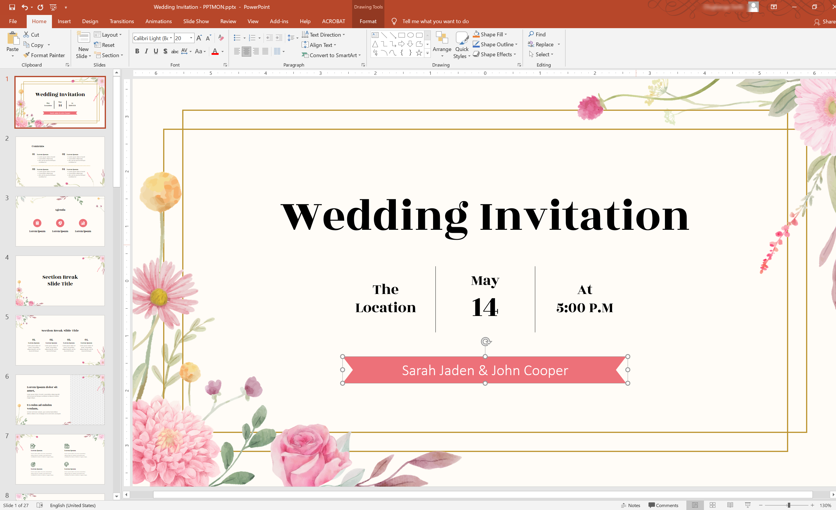 Invitation Letters & cards - ppt download