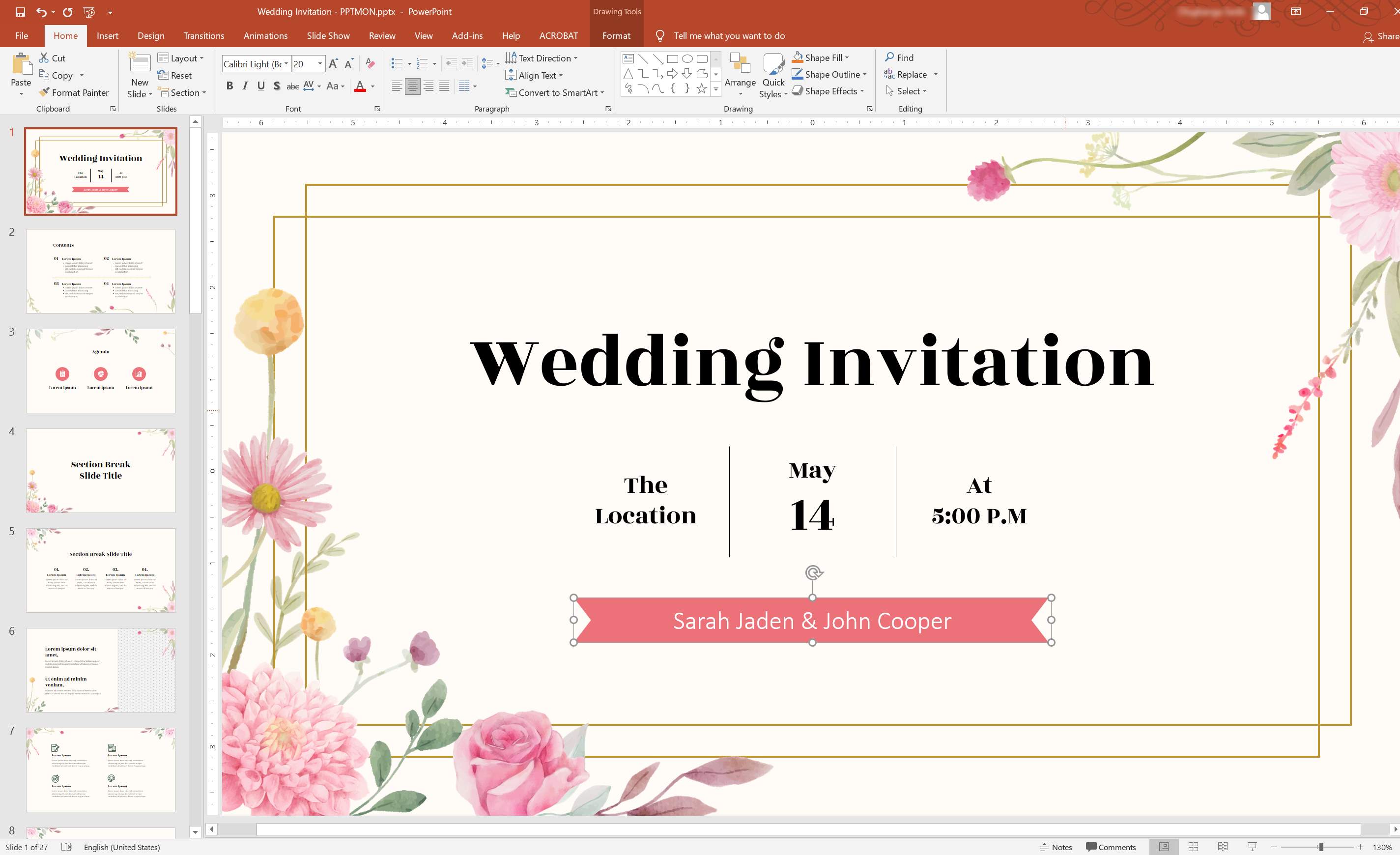 3 Easy Steps For Creating Invitations In PowerPoint File Format Apps 