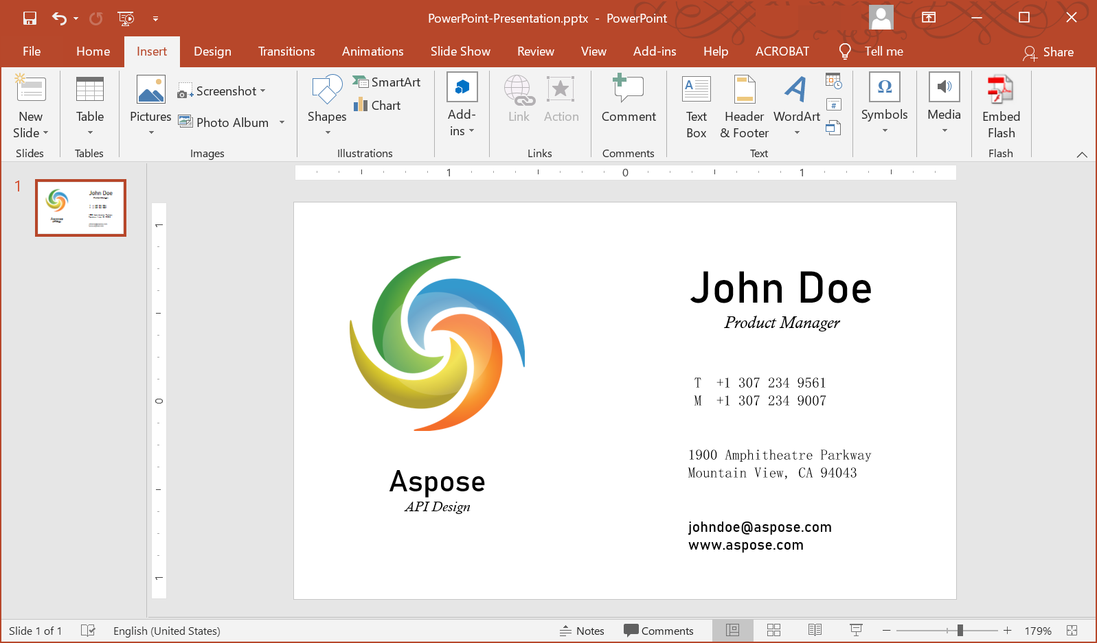 6 Steps to Create a Business Card in PowerPoint