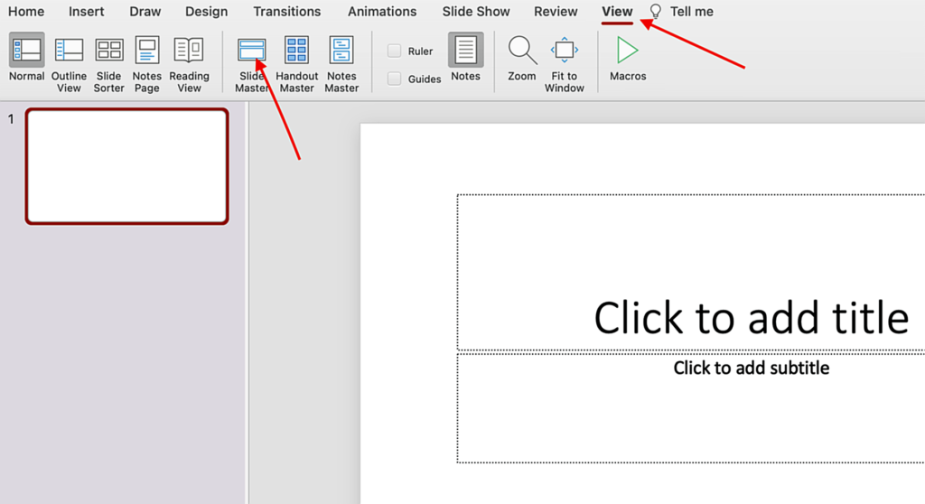 Making Master Slide in PowerPoint from scratch