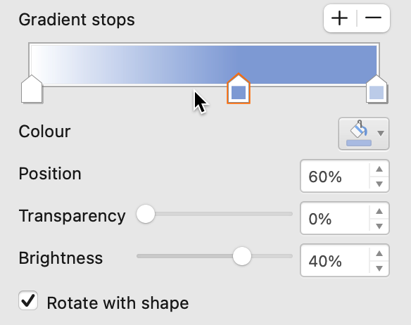 Snowman - gradient stops