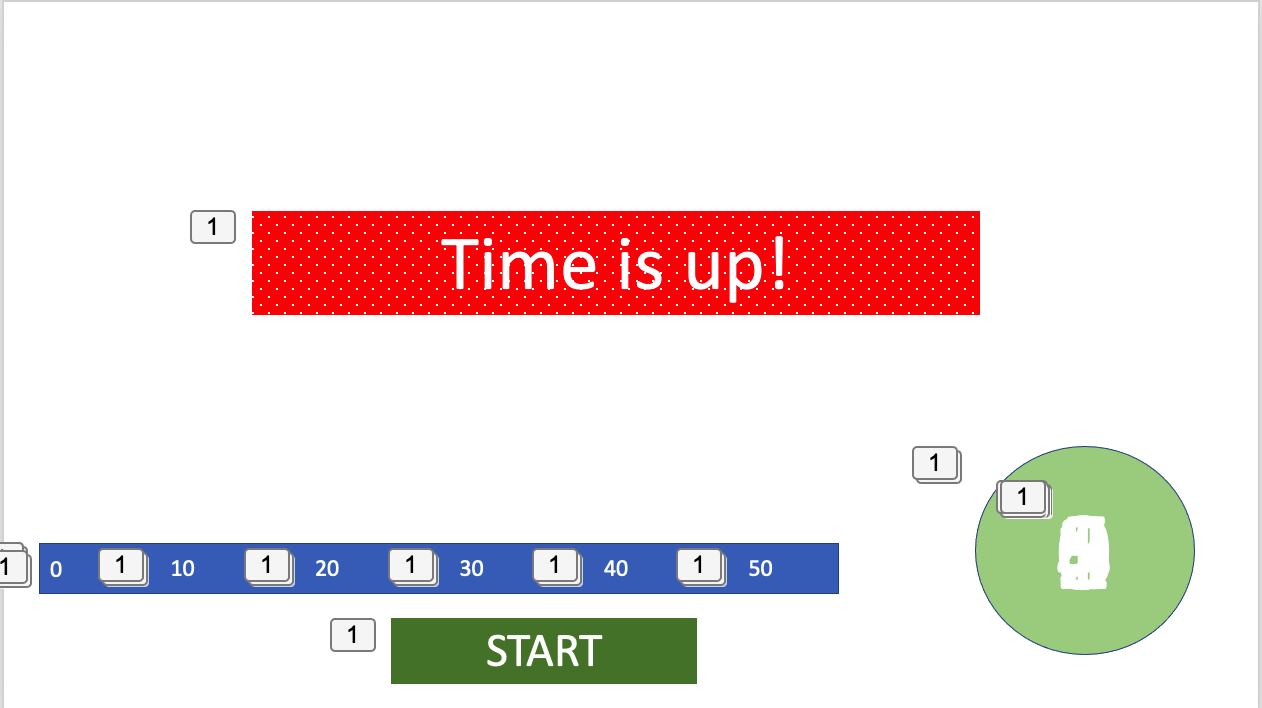 Timer layout