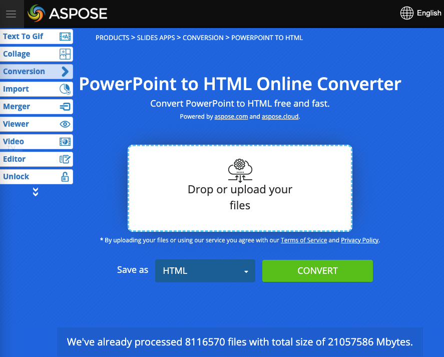 PowerPoint to HTML Conversion